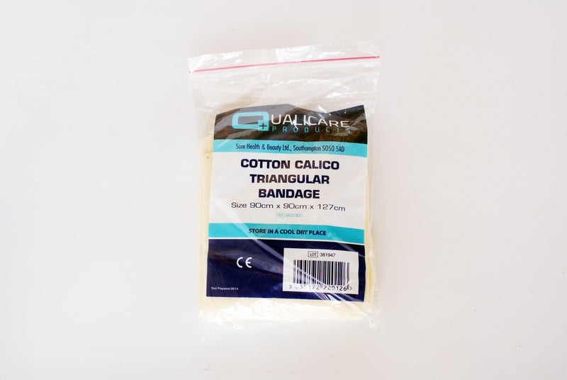 Cotton Calico Triangular Bandage (90x90x127cm)